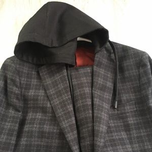 A/X Armani Exchange suit with detachable hood.